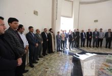 گزارش تصویری مراسم عطرافشانی و ادای احترام به مقام شامخ شهدای هشت سال دفاع مقدس
